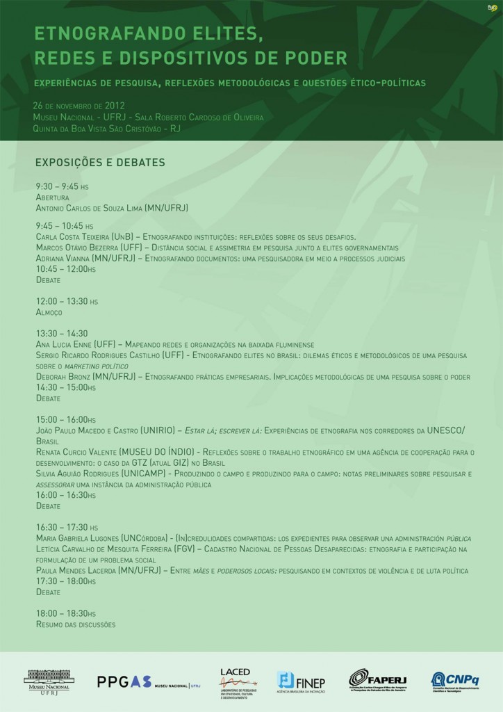 Etnografando elites, redes e dispositivos de poder